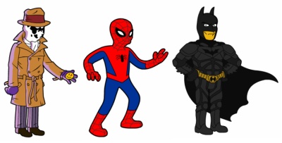 Simpsons' versions of Rorschach, Batman and more - Geek Speak