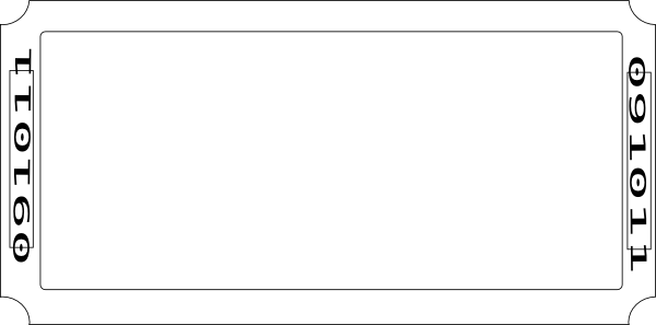 Blank Ticket Template By Martin