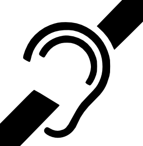 Deaf Symbol Clip Art - vector clip art online ...