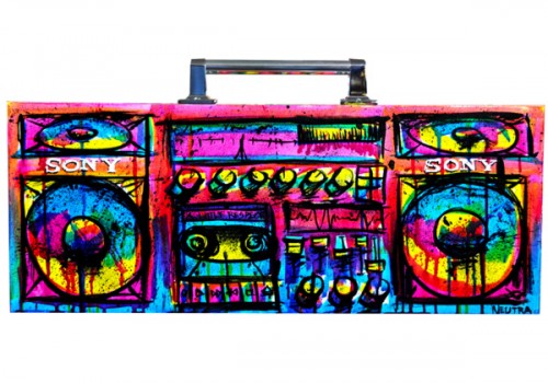 Max Neutra & LIAS $300 One-Of-a-Kind Boombox Giveaway! Nuetra-Sony ...