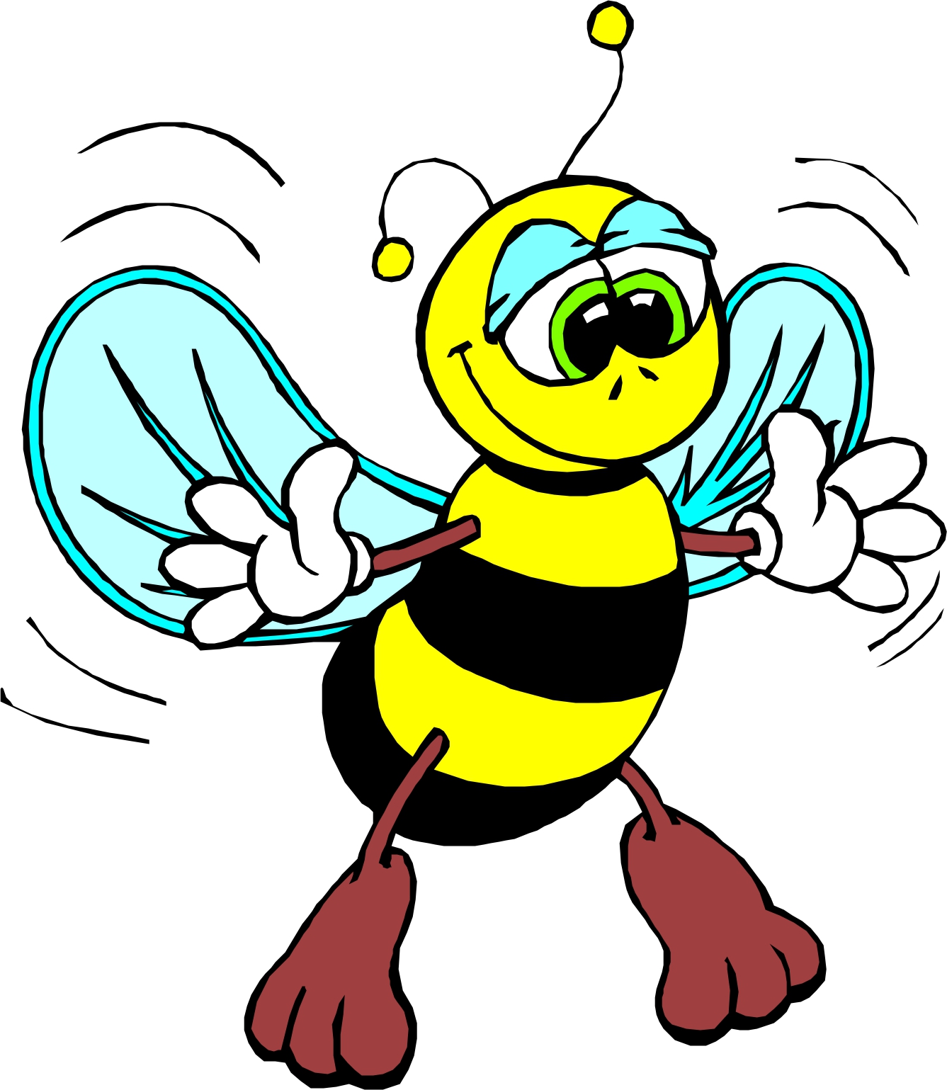 Cartoon Honey Bee