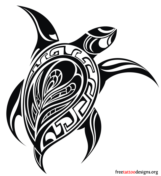 Turtle Tattoos | Polynesian and Hawaiian Tribal Turtle Designs