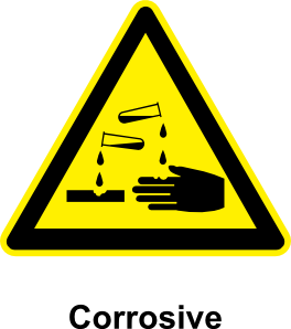Sign Corrosive clip art - vector clip art online, royalty free ...