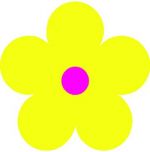 3080_printed_yellow_daisy_ ...