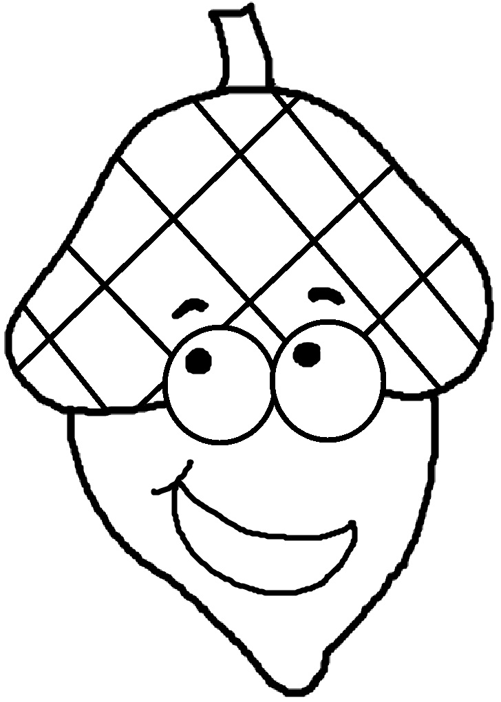 Church House Collection Blog: Free Acorn Clipart, Acorn With Hat ...