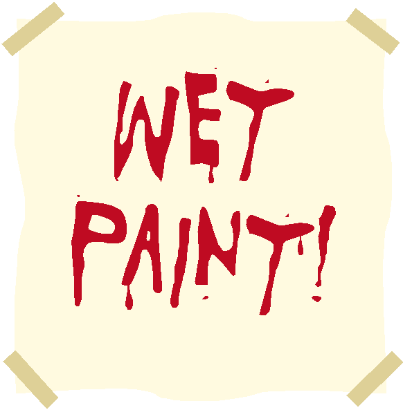 Wet Paint Clip Art