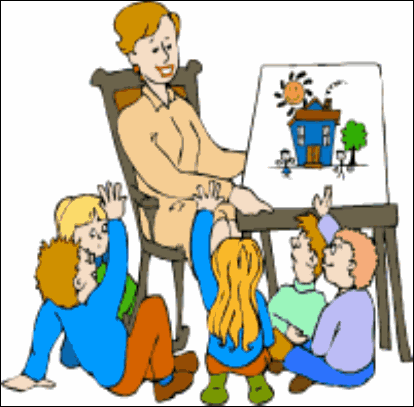 Teacher teaching clipart