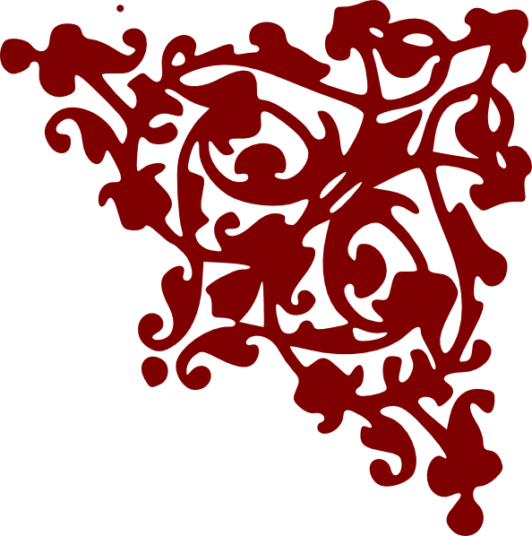 Red Scroll Border Clip Art - ClipArt Best