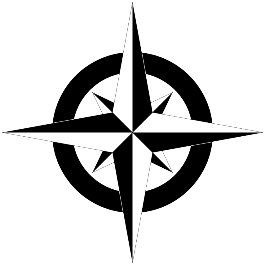 Blank Compass Clipart - Free to use Clip Art Resource