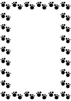 Paw Print Border For Microsoft Word - ClipArt Best