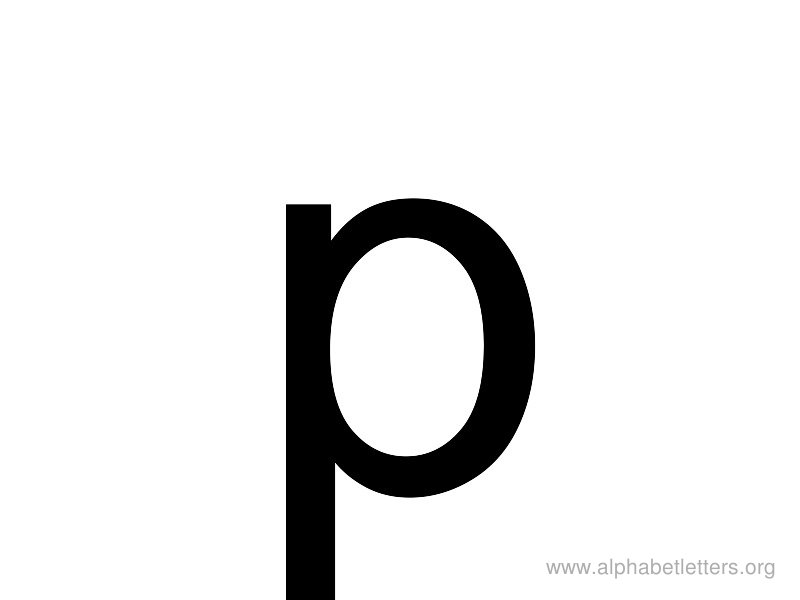 Cursive letter p clipart