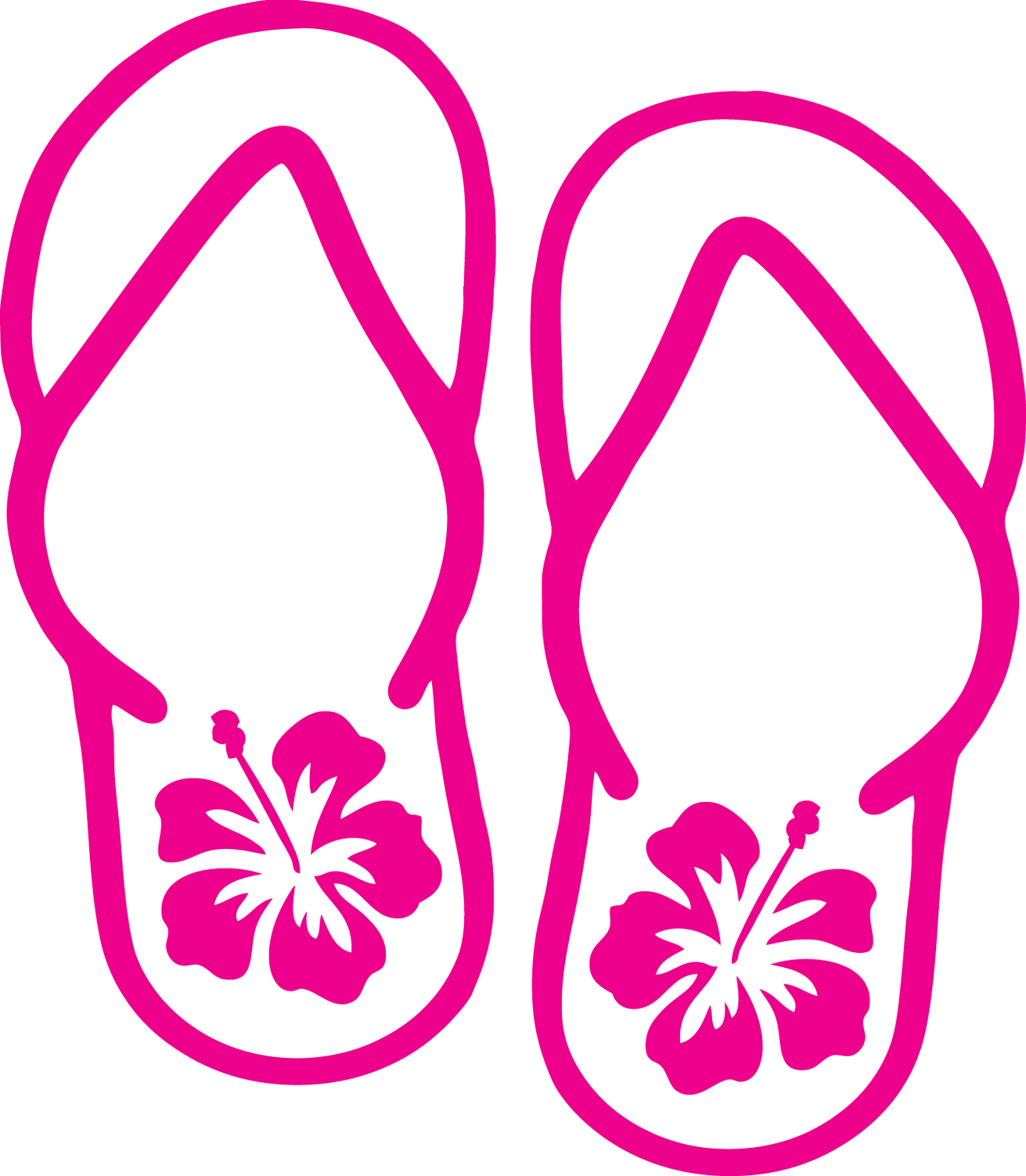 Hibiscus Outline Clipart - Free to use Clip Art Resource
