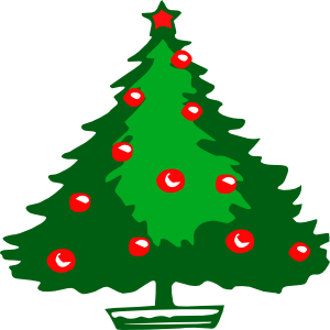 Christmas Tree clip art - vector clip art online, royalty free ...