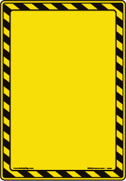 Custom Sign with Colored Border, Text, and Image C0026