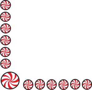 Free candy cane border clip art