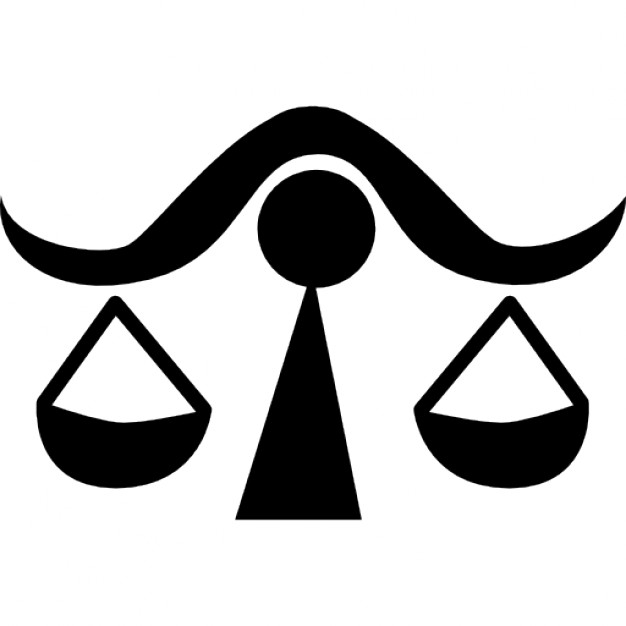 Libra scale balance symbol Icons | Free Download