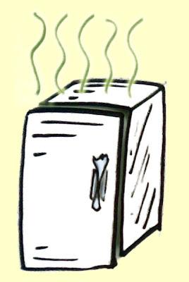 Smelly fridge clipart