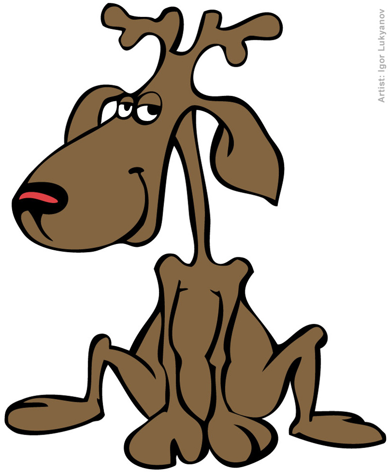 Cartoon Reindeer Clipart