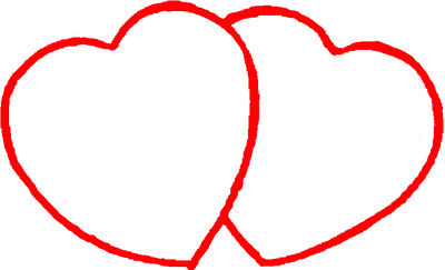Outlines Of Hearts - ClipArt Best