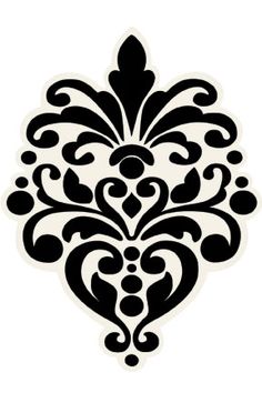 Printable Damask Pattern - ClipArt Best