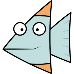 Fish Icon | Squared Animal Iconset | Martin Berube