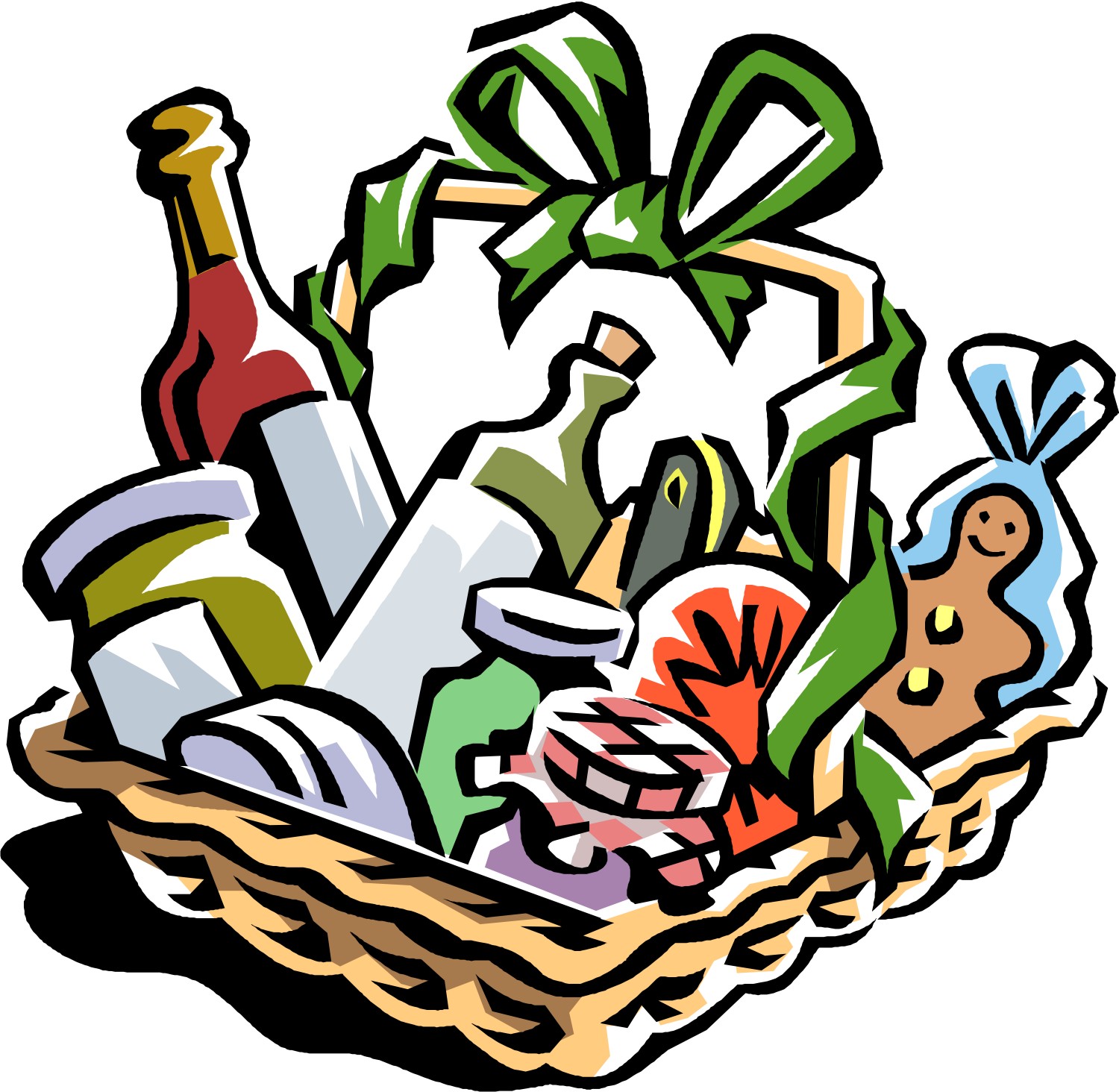 Gift Basket Clipart