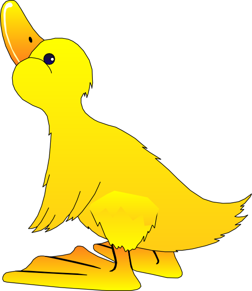 Young Duck Clip Art - vector clip art online, royalty ...