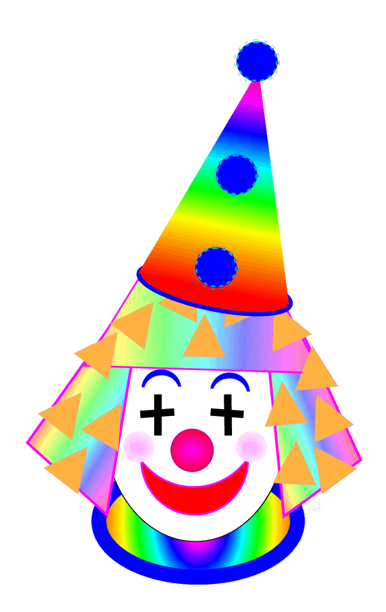 Image of Clown Face Clipart #7355, Clown Faces Face Cartoon Angelo ...