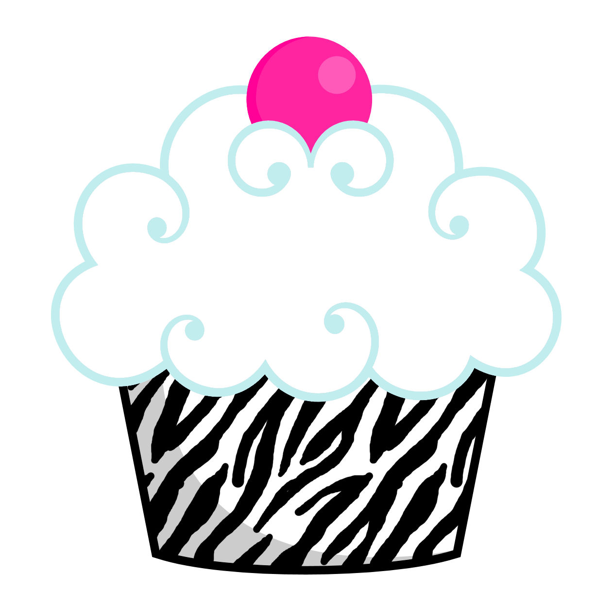 Cute Cupcake Clipart - Tumundografico