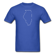 Illinois State Outline | sayhellotoamerica