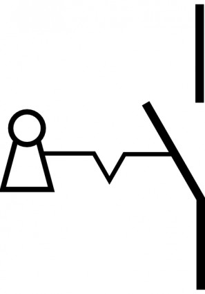 Electronic switch circuit symbol Free vector for free download ...