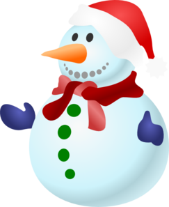 clip art of a snowman