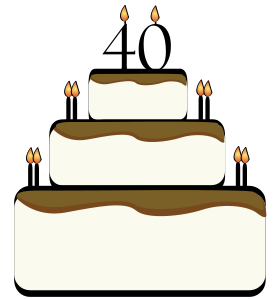 40th Birthday Cake