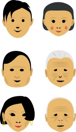 Human Faces clip art - Download free Human vectors