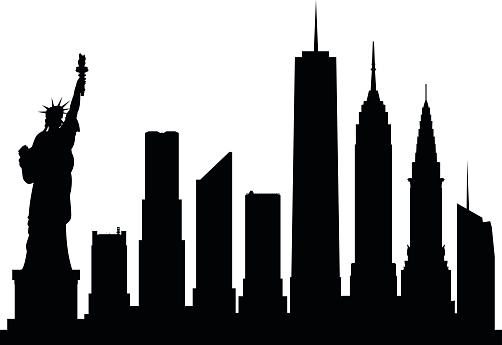 Manhattan New York City Clip Art, Vector Images & Illustrations ...
