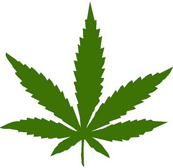Marijuana plant clipart