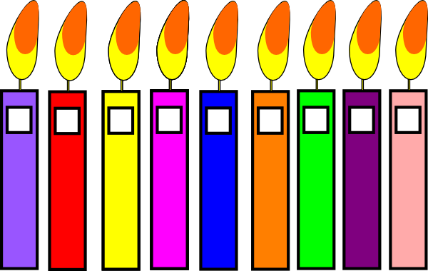 Birthday Candle Clipart