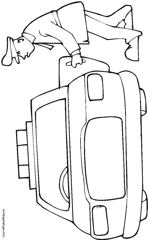 Pin Police Officer Coloring Pages For Kids