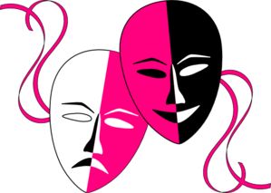 Theatre mask clipart