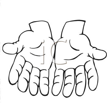 Open Hands Clipart