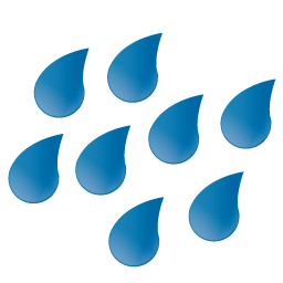 Rain Drops Clip Art - Tumundografico