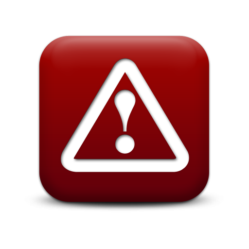 Red Warning Sign - ClipArt Best