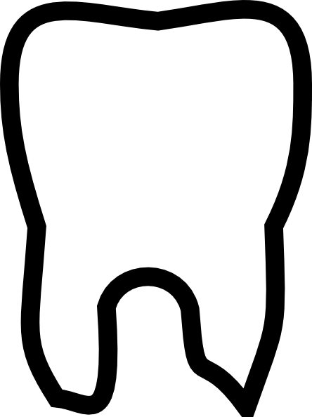 Tooth Outline Clipart