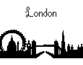 skyline silhouette – Etsy