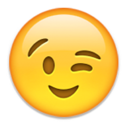 ð??? Winking Face Emoji (U+1F609/U+E405)