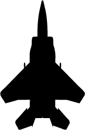 F-15 Silhouette | Silhouette of F-15