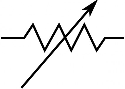 Rsa Iec Variable Resistor Symbol clip art Free vector in Open ...