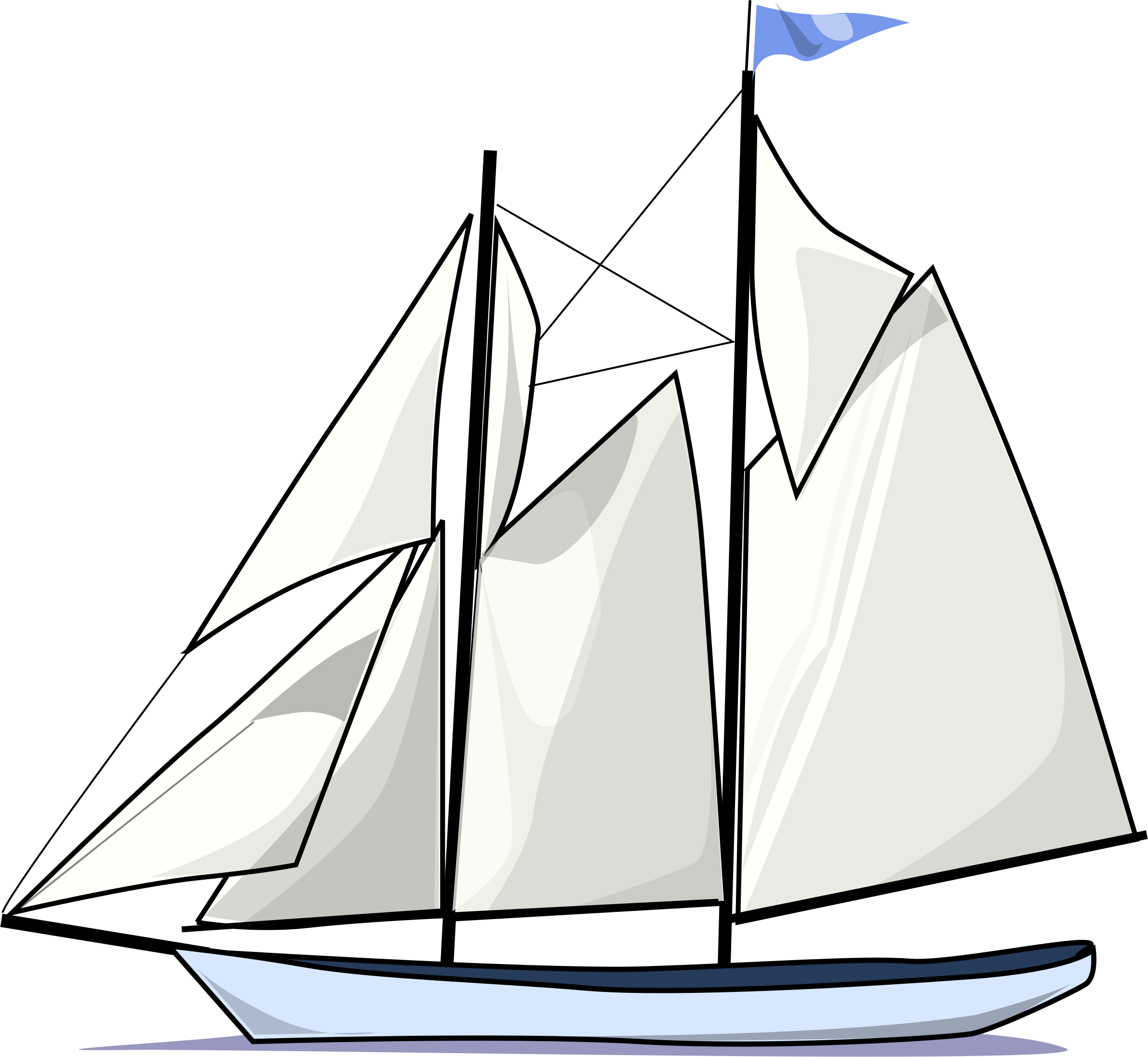 Schooner clipart