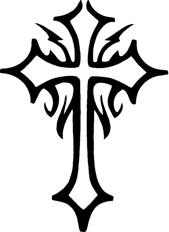 Cross tattoos, Tattoo stencils and Best tattoos