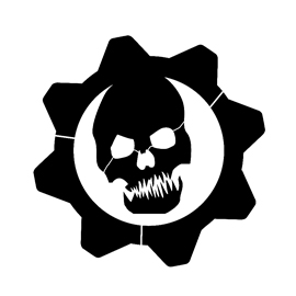 Gears of War - Crimson Omen Logo Stencil | Free Stencil Gallery
